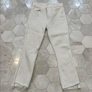 MOTHER Insider Step Crop Denim